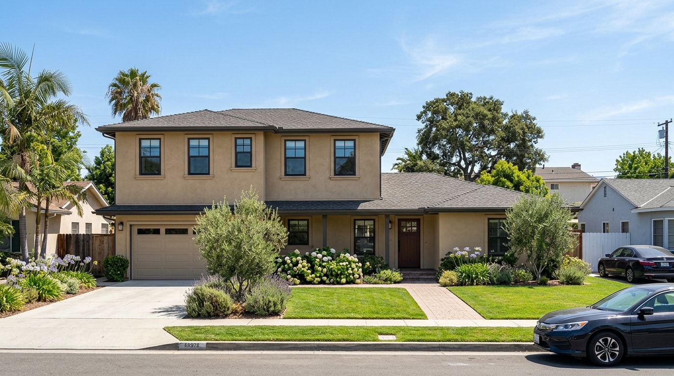 Completed second story addition on a single-story ranch home in Granada Hills, CA Completed second story addition on a single-story ranch home in Granada Hills, CA